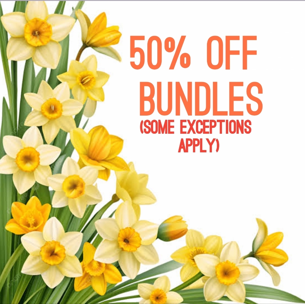 50% OFF BUNDLES 2+ ITEMS